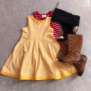 Bundle of girls’ dresses & boots